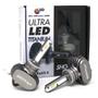 Imagem de Par Lâmpadas H27 Farol Milha Hyundai Veracruz 2007 2008 2009 2010 2011 2012 Ultra Led Titanium 10000 Lumens Forte Branco Efeito Xenon