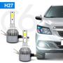 Imagem de Par Lâmpadas H27 Farol Milha Ssangyong Korando 2011 2012 2013 Super Led C6 6000k 7200 Lumens Branco Frio Efeito Xenon