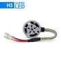 Imagem de Par Lâmpadas H3 Farol Milha Ford Focus 2000 2001 2002 2003 Super Led C6 6000k 7200 Lumens Branco Frio Efeito Xenon