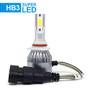 Imagem de Par Lâmpadas HB3 Farol Alto Chevrolet Malibu 2010 2011 2012 2013 Super Led C6 6000k 7200 Lumens Branco Frio Efeito Xenon