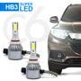 Imagem de Par Lâmpadas HB3 Farol Alto Chevrolet Zafira 2001 2002 2003 2004 2005 2006 Super Led C6 6000k 7200 Lumens Branco Frio Efeito Xenon