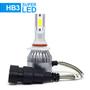 Imagem de Par Lâmpadas HB3 Farol Alto Toyota Hilux 2009 2010 2011 2012 Super Led C6 6000k 7200 Lumens Branco Frio Efeito Xenon
