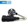 Imagem de Par Lâmpadas HB3 Farol Alto Toyota Hilux 2009 2010 2011 2012 Super Led C6 6000k 7200 Lumens Branco Frio Efeito Xenon