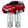 Imagem de Par Lâmpadas Pingo Original Esmagada T10 12v 5w 2825 Renault Clio Faroleta Teto Placa Lanterna