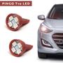Imagem de Par Lâmpadas T10 Pingo Led Vermelho Lanterna Farolete Meia Luz Fiat Brava 1999 2000 2001 2002 2003