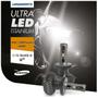 Imagem de Par Lâmpadas Ultra LED H8 6000K 10000LM Shocklight Titanium com Reator Efeito Xênon Farol Carro
