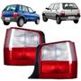 Imagem de Par Lanterna Fiat Uno 2004 2005 2006 2007 2008 2009 2010 2011 Cristal