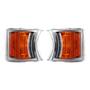 Imagem de Par Lanterna Pisca Dianteiro Seta Scania S5 S6 Moderno P/G/R Com Led