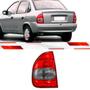 Imagem de Par Lanterna Traseira Bicolor Corsa Sedan 4P 2000 Ate 2002 Com Re Fume