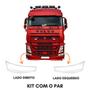 Imagem de Par Lente Farol Auxiliar Volvo Fh4 - Par Completo