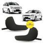 Imagem de Par Maçaneta Interna da Porta Dianteira Traseira Preto Chevrolet Corsa 2002 a 2012 Meriva 2002 a 2012 Montana 03 a 10