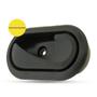 Imagem de Par Maçaneta Interna da Porta Dianteira Traseira Preto Renault Duster 2011 a 2020 Logan 2007 a 2013 Megane 2006 a 2013