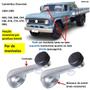 Imagem de Par Manivela vidro C60 D60 C70 D70 D80 Cromada Fixa Parafuso