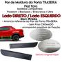 Imagem de Par Moldura Friso Porta Traseira Fiat Toro Blackjack 2018 2019 Original