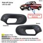 Imagem de Par Molduras Acabamento Maçanetas Pick-Up Corsa Preta