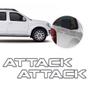 Imagem de Par Nissan Frontier Attack Grafite Kit Emblema Adesivo