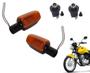 Imagem de Par Pisca Seta Lente Laranja Com Coxim Cg Titan Fan 125 150  Ano 2000 Até 2008 - Cbx 250 Twister - Cb300 Xre 300