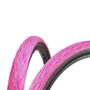 Imagem de Par Pneus 26 Flame 26x2.50 VRB28 22 TPI Rosa Urbano Bicicleta Bike Colorido Vee Rubber Viking freeride wheelie wheeling