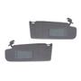 Imagem de Par Quebra Sol Preto com Espelho Bolsa e Iluminação Volkswagen Gol/voyage/saveiro Newtec Nt3010cvw Nt3011vw