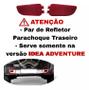 Imagem de Par Refletor Parachoque Traseiro Fiat Idea Adventure 2011 2012 2013 2014 2015 2016 Original