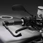 Imagem de Par Retrovisor Esportivo Moto Yamaha XT660 Tipo Original Rotativo Universal Preto