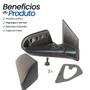 Imagem de Par Retrovisor Onix Prisma Manual 2012 2013 2014 2015 2016 2017