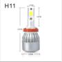 Imagem de Par Super Led Mini 20000lumens C6 H8/H9/H11 6500k