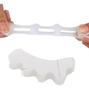 Imagem de Par Transparente Silicone Separador Protetor Dedos Pés