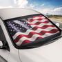 Imagem de Pára-brisa Sun Shade Motor Trend USA Americana Flag (65x33cm)