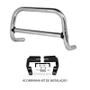 Imagem de Parachoque Quebra Mato Hilux 2002 2003 2004 Cromado Com Tubo