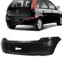 Imagem de Parachoque Traseiro Chevrolet Corsa Hatch 2003 a 2007 Preto Liso Dts