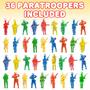 Imagem de Parachute Toy ArtCreativity Mini Paratroopers, pacote com 36 crianças