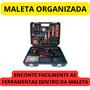 Imagem de Parafusadeira A Bateria 21v Com Maleta Com Kit De Ferramenta Luatek LWJ-219