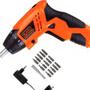 Imagem de Parafusadeira Black & Decker Bateria 4.8V Com Led Com 2 Posicoes 16Ac Kc4815B-Br