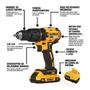 Imagem de Parafusadeira e Furadeira de Impacto 1/2Pol. 20V Max Brushless sem Bateria DCD7781B-B3 - DeWALT