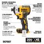 Imagem de Parafusadeira e Furadeira de Impacto 1/4pol 20V Max XR 3VVR DCF887B-B3 DEWALT