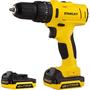 Imagem de Parafusadeira e Furadeira de Impacto Stanley, 12V C/2 Baterias, com Maleta, Bivolt - SCH121S2K-BR