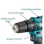 Imagem de Parafusadeira e Furadeira Impacto Makita 12V Hp333 2Bat