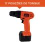 Imagem de Parafusadeira Furadeira 12V C/ 100 Acessórios CD121K100 - Black+Decker