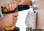 Imagem de Parafusadeira Furadeira De Impacto Profissional 21v Modelo TB21PX 2 Baterias Com Maleta The Black Tools 110/220V 60Hz Amarelo