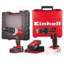 Imagem de Parafusadeira Furadeira de Impacto TE-CD + Drywall TE-DY 2 Bat 2,0Ah 18V Bivolt Einhell