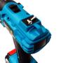 Imagem de Parafusadeira furadeira impacto bateria EspaçoFix maleta com 13 peças azul 21V