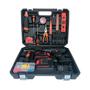 Imagem de Parafusadeira Furadeira Luatek 21v 1400 Rpm 2 Baterias  Kit Com Maleta e Ferramentas 