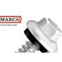 Imagem de Parafuso Auto Brocante Sextavado Com Arruela Jomarca 10 X 3/4'' Zincado - Kit C/2 Centos
