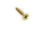 Imagem de Parafuso Chato Bicromatizado Madeira 3,0 X 16mm C/ 100 Unid