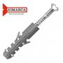 Imagem de Parafuso Com Bucha 12 Cabeca Chata Reta Pacote Com 50 Pecas Jomarca (6,1 X 65Mm)