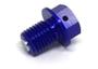 Imagem de Parafuso Drenagem Oleo Do Motor Zeta Yzf 250 01/18 + Yzf 450 03/17  - M10X15-P1.25 - Azul