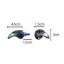 Imagem de Parafuso Para Placa De Moto Par Águia Modelo Grande Metal Personalizada Banho Níquel Máxima Resistência Não Enferruja Estilo Motoqueiro Acessório Moto