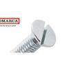 Imagem de Parafuso Rosca Maquina Chata Fenda Jomarca   1/8 X 7/8'' ./ Kit Com 5 Centos