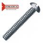 Imagem de Parafuso Rosca Maquina Redonda Fenda Jomarca   1/4 X 1/2'' ./ Kit Com 2 Centos
